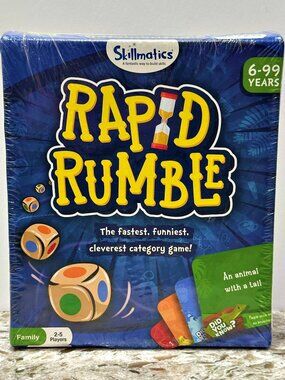 Rapid Rumble Skillmatics Game Ages 6+ Fast Funny Clever Category Game Sealed NEW
